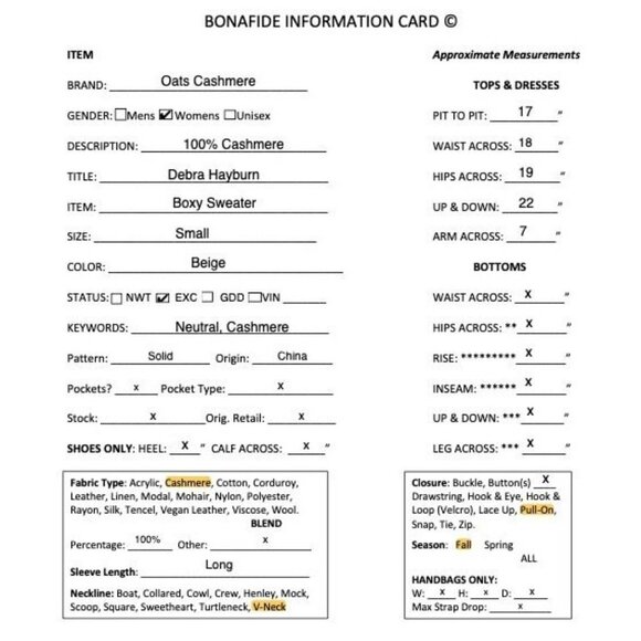 Oats Cashmere Womens 100% Cashmere Debra Hayburn Boxy Sweater Small Beige FA EXC - Picture 9 of 9